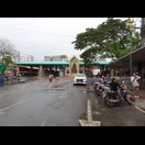 Die Grenze zu Kambodscha von der thailändischen Seite aufgenommen